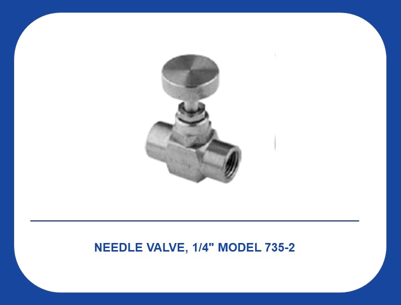 NEEDLE VALVE, 1/4